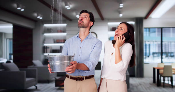 Water damage restoration process in FL